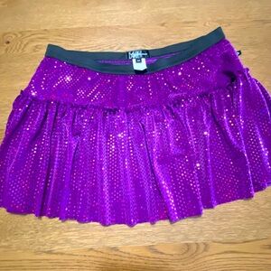 Sparkle Athletic Running Skirt Grape Purple Size Medium (swimsuit material)